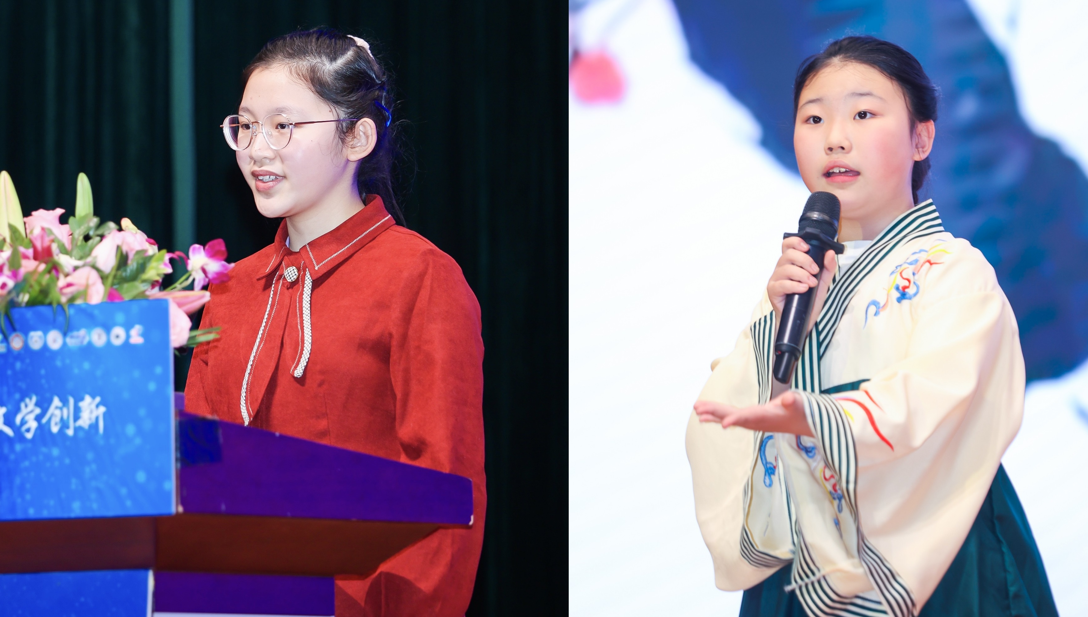 獲獎代表李睿頤、張文瑄帶來了精彩的表演